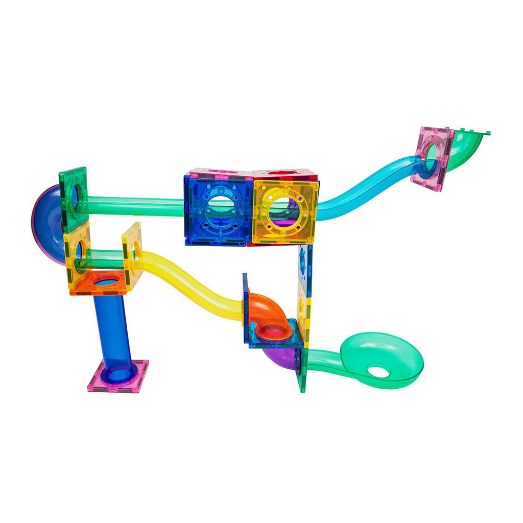 Selecta Picassotiles Kugelbahn - magnetische Bausteine ​​- 50 Stück.
