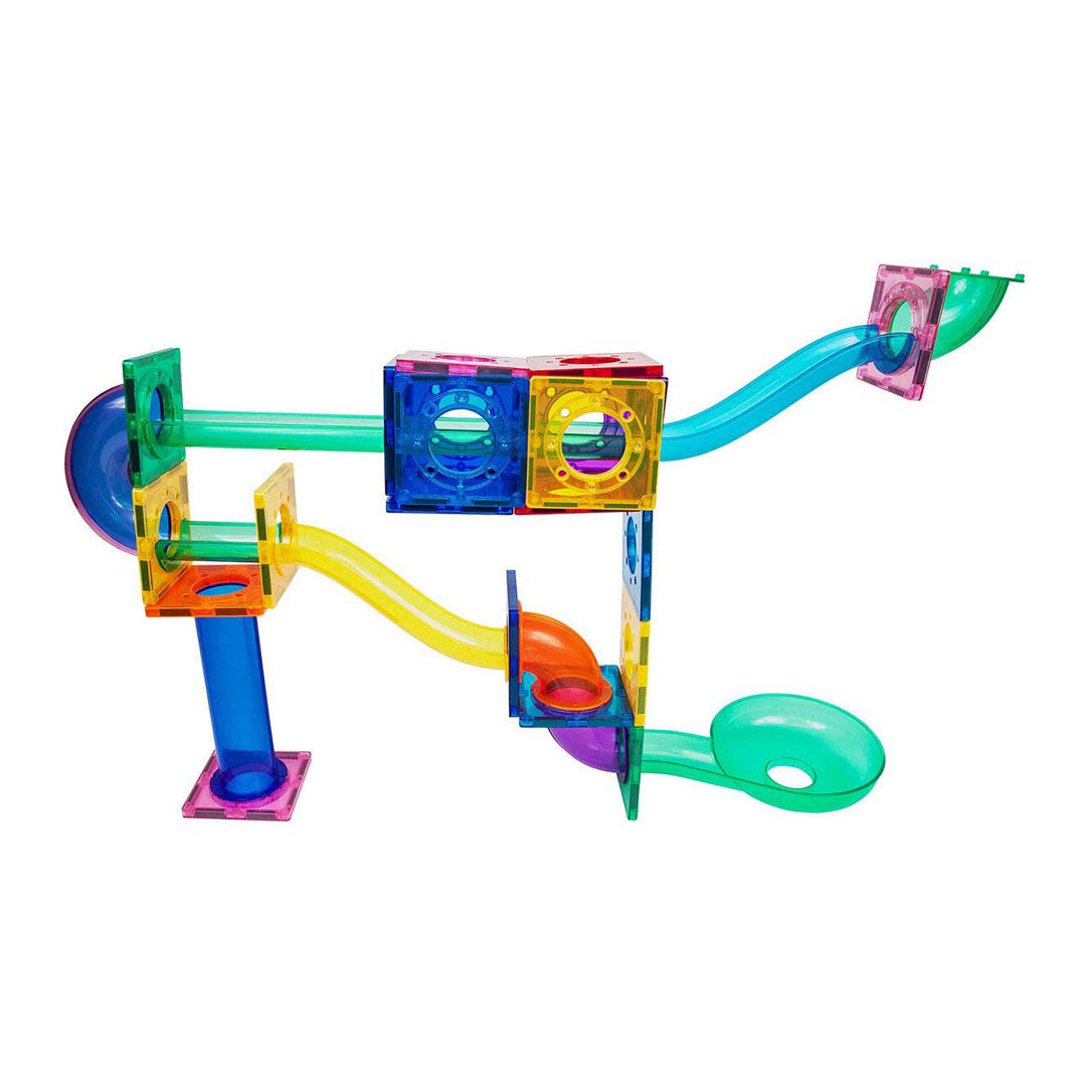 Selecta Picassotiles Kugelbahn - magnetische Bausteine ​​- 50 Stück.