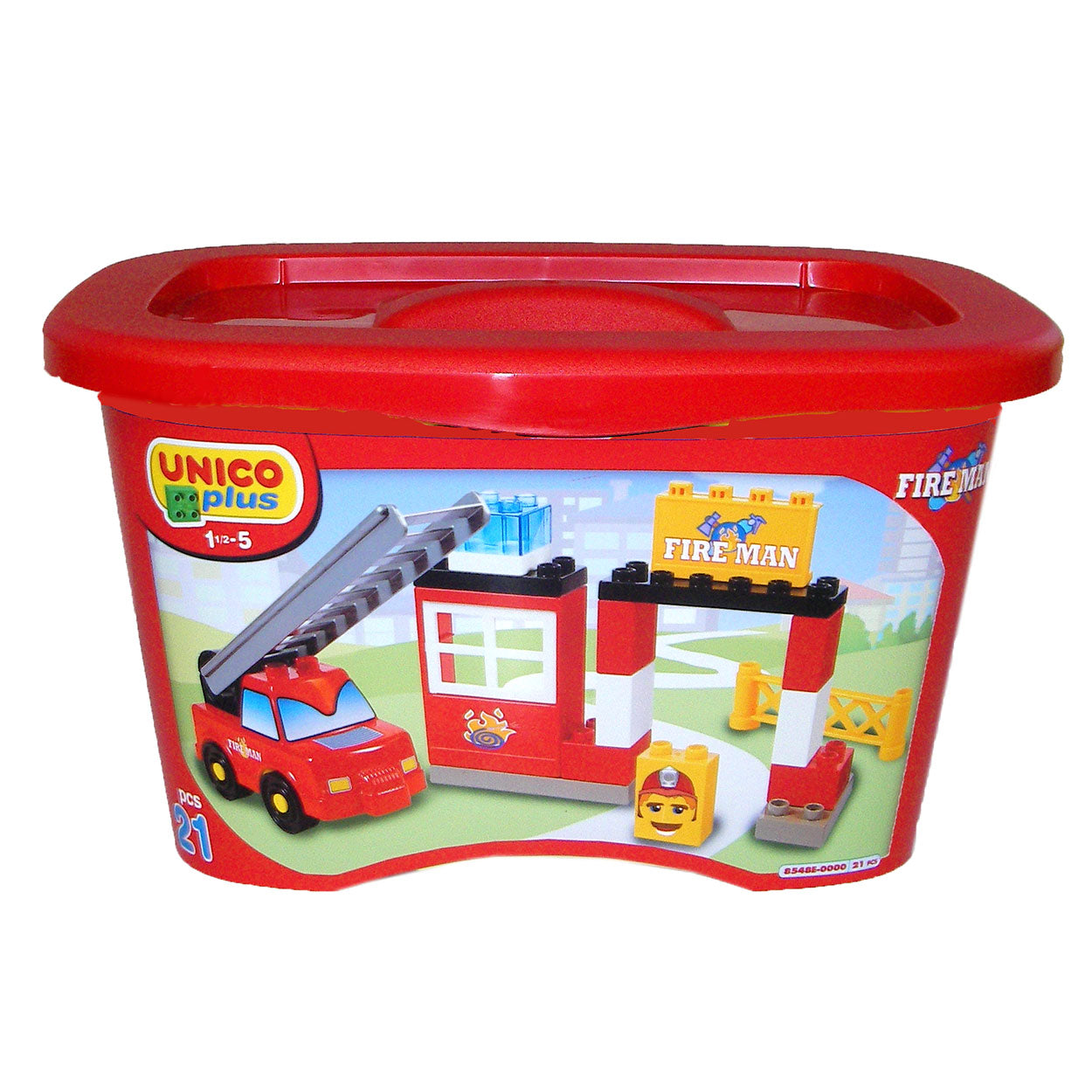 Unico Feuerwehr-Set im Karton – 40 Stück
