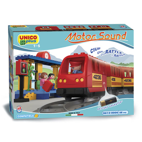 Androni Unico Elektrozug mit Sound - 68-teilig.