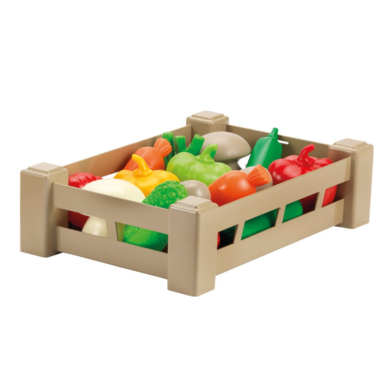 Ecoiffier 100% Obst oder Gemüse vom Koch in der Kiste