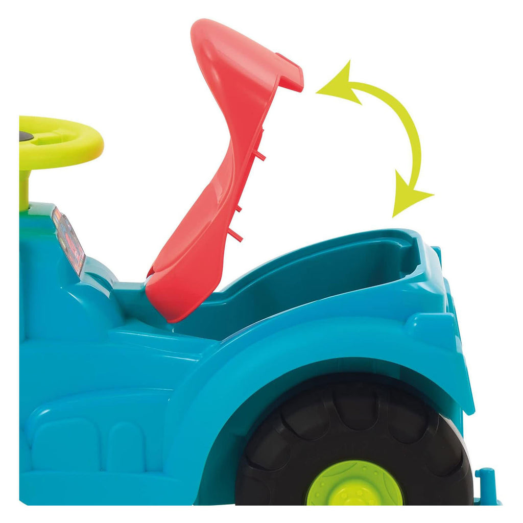 Ecoiffier Traktor mit Anhänger und Rasenmäher