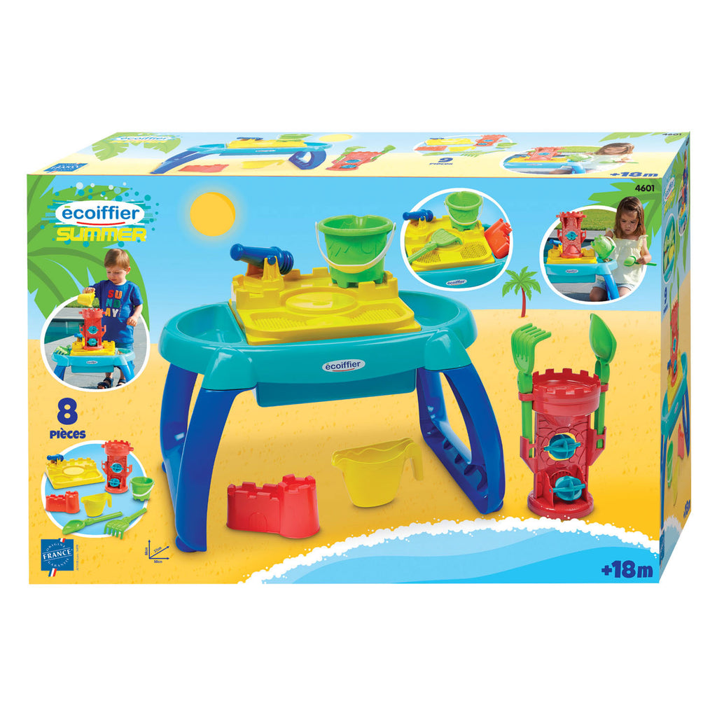 Ecoiffier-Wassertisch mit Burgturm