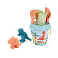Ecoiffier Eimer-Set Dinosaurier, 7-teilig.