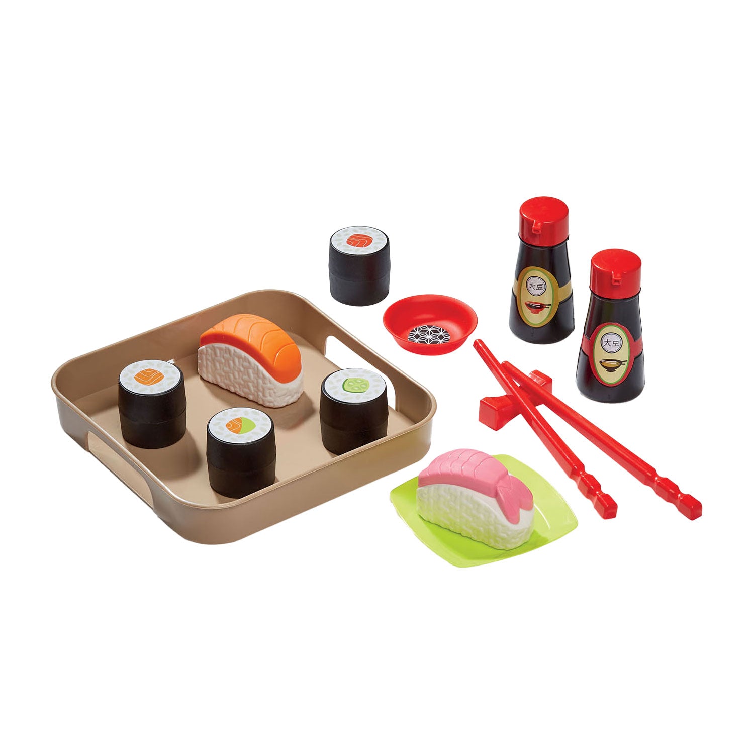 Ecoiffier Spielzeug-Sushi-Spielset, 14-teilig.