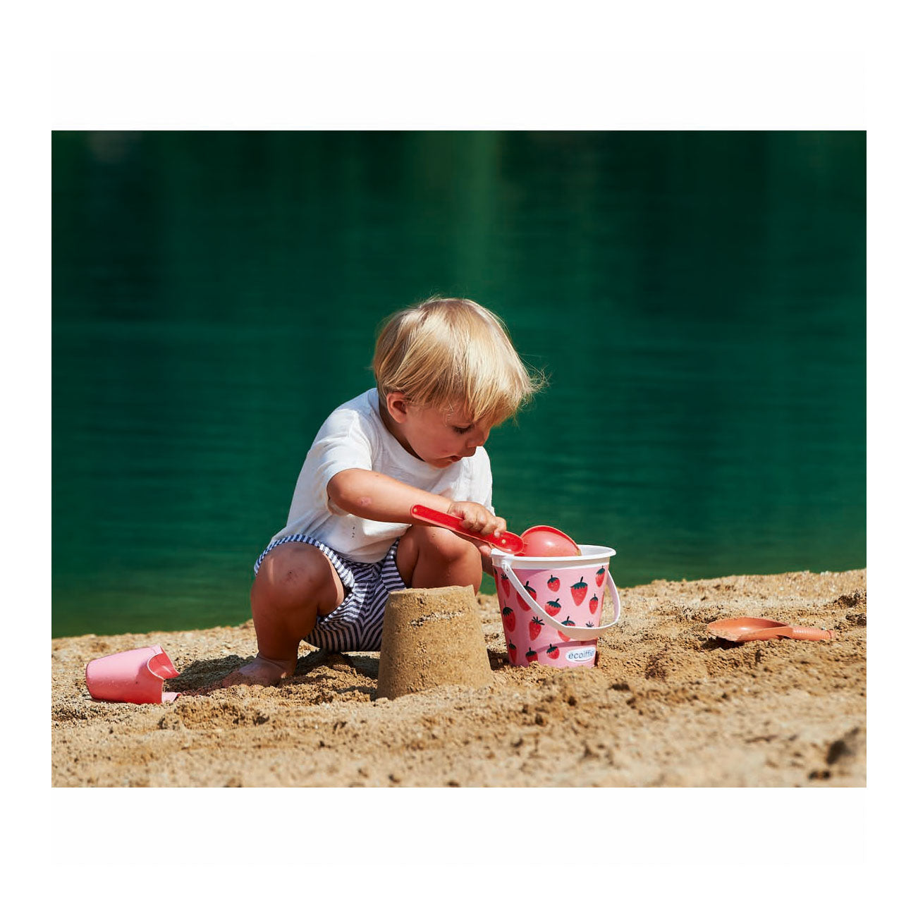 Écoiffier ecoiffier strandset aardbei - 6dlg.