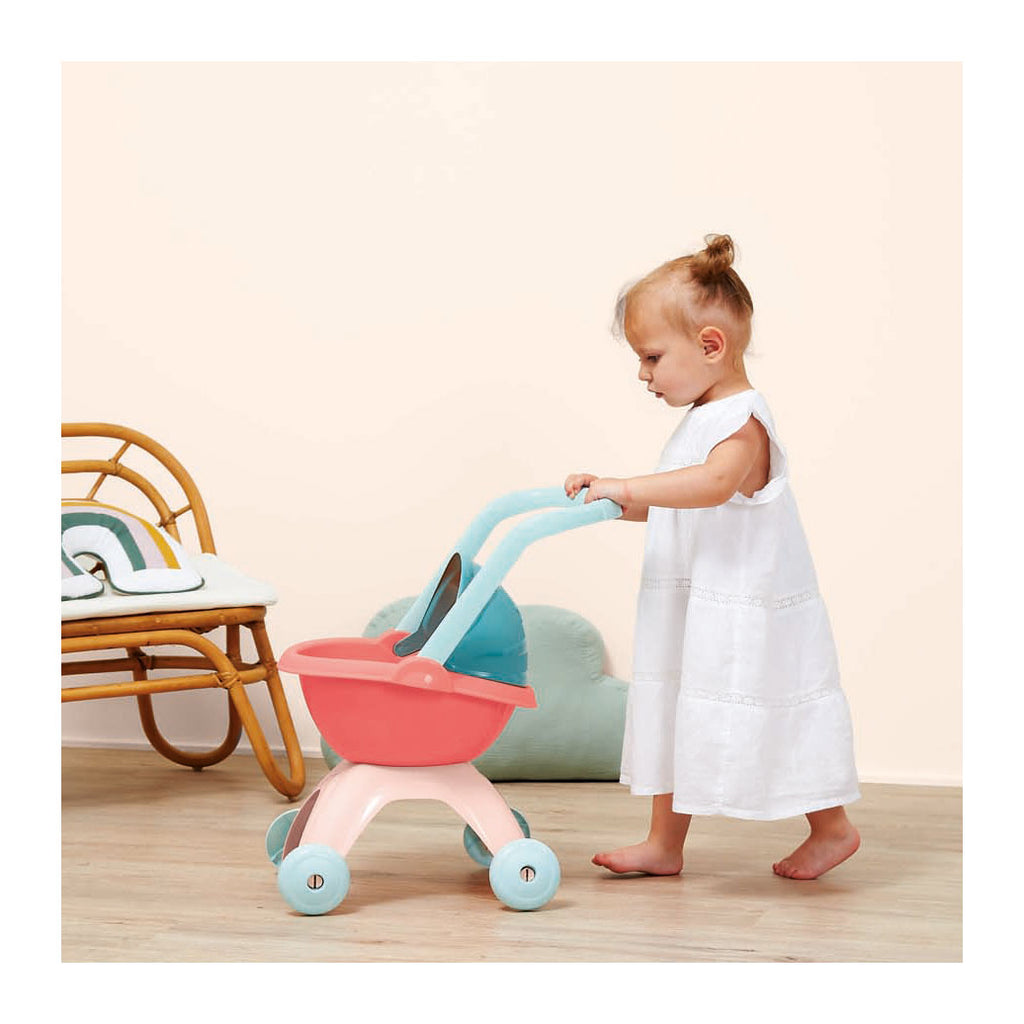 Écoiffier ecoiffier nursery poppenwagen pastel