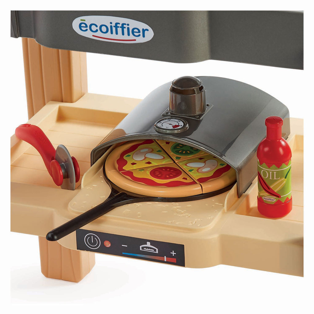 Écoiffier ecoiffier zomer keuken met barbecue en pizzaoven - 27dlg.