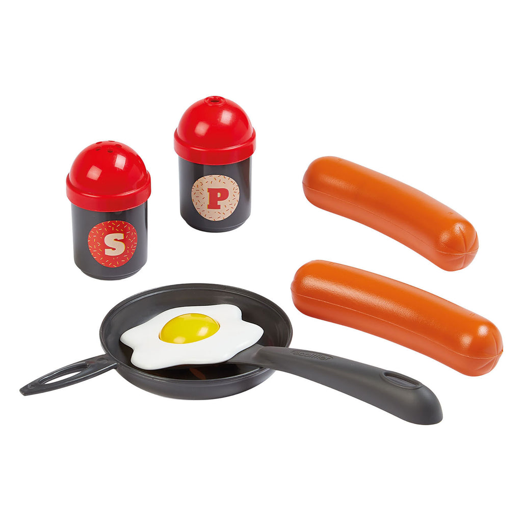 Ecoiffier 100% chef eten en servies set - 100dlg.