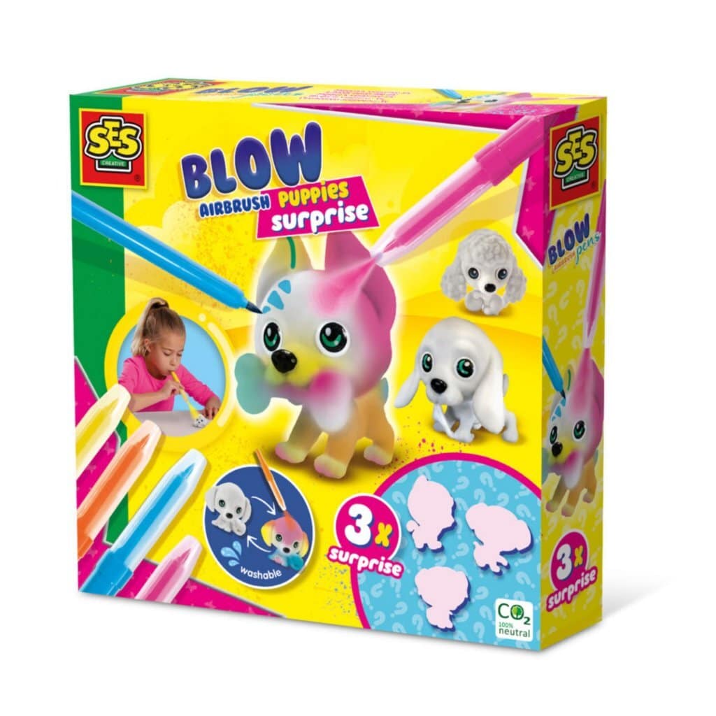 Ses blow airbrush pens puppy's surprise