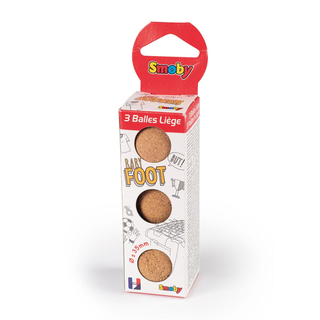 Smoby Tischfußball Bälle Kork 3tlg.