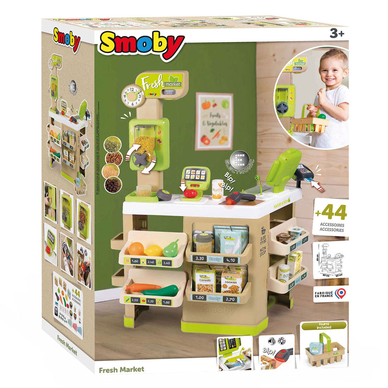 Smoby Fresh Supermarkt. 43 Stück.