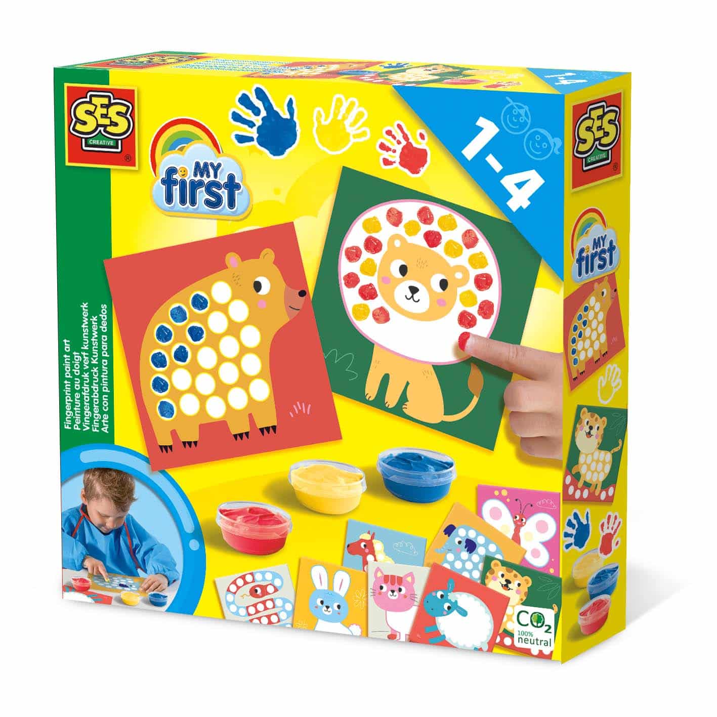 Ses my first - vingerafdruk kunstwerk