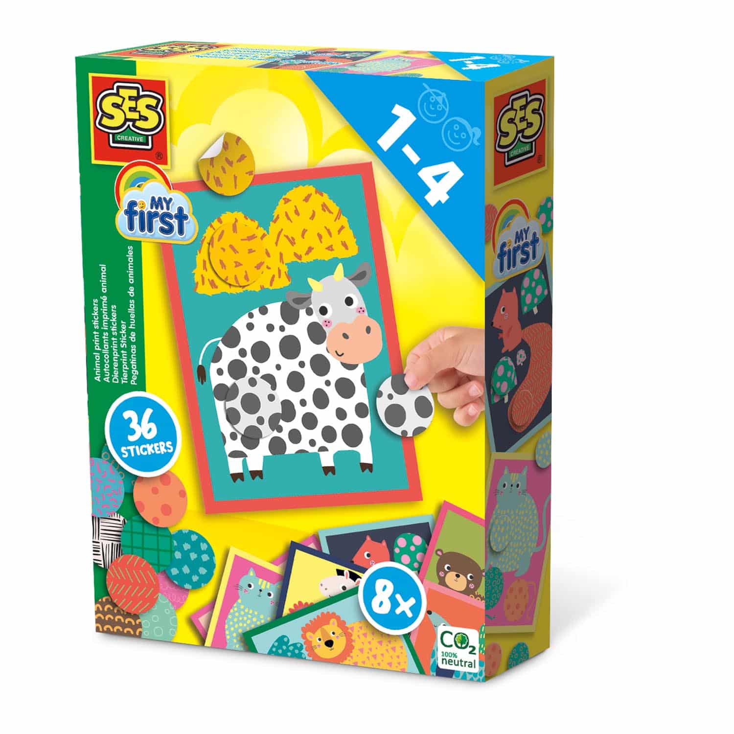 Ses my first - dierenprint stickers