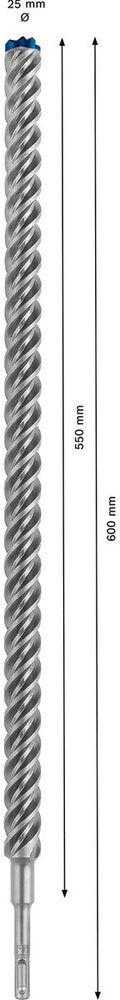 Bosch accessories expert sds plus-7x 2608900152 hamerboor 1 stuks 25.00 mm gezamenlijke lengte 600 mm sds-plus 1 stuk(s