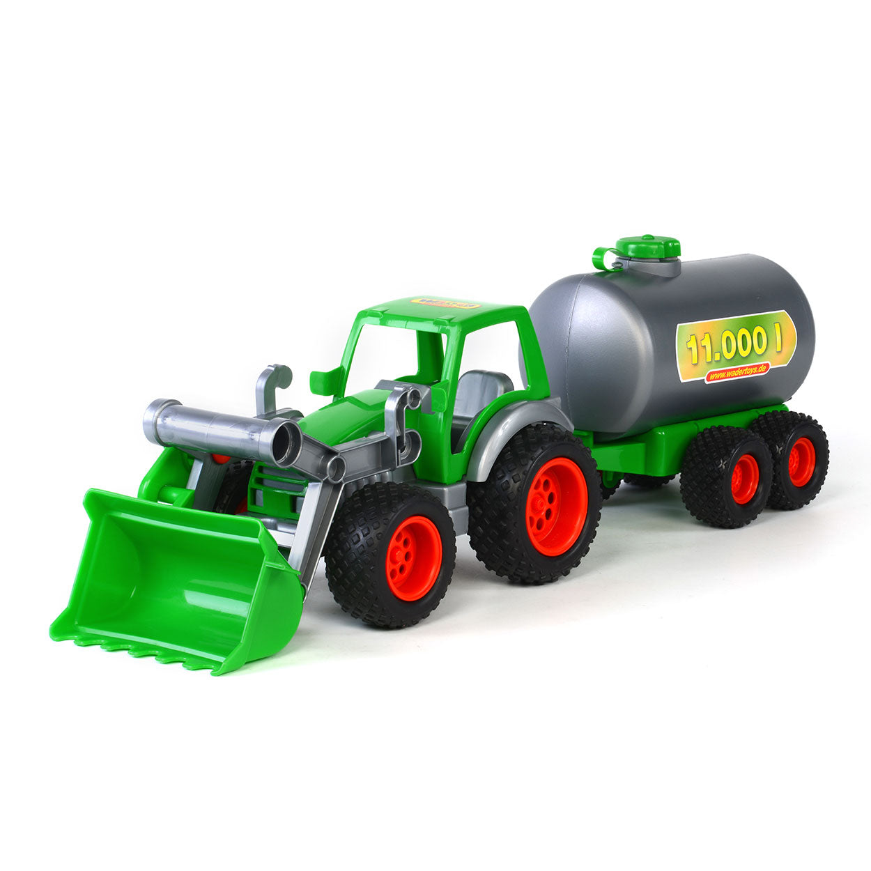 Cavallino-Traktor mit Frontlader und Tankwagen