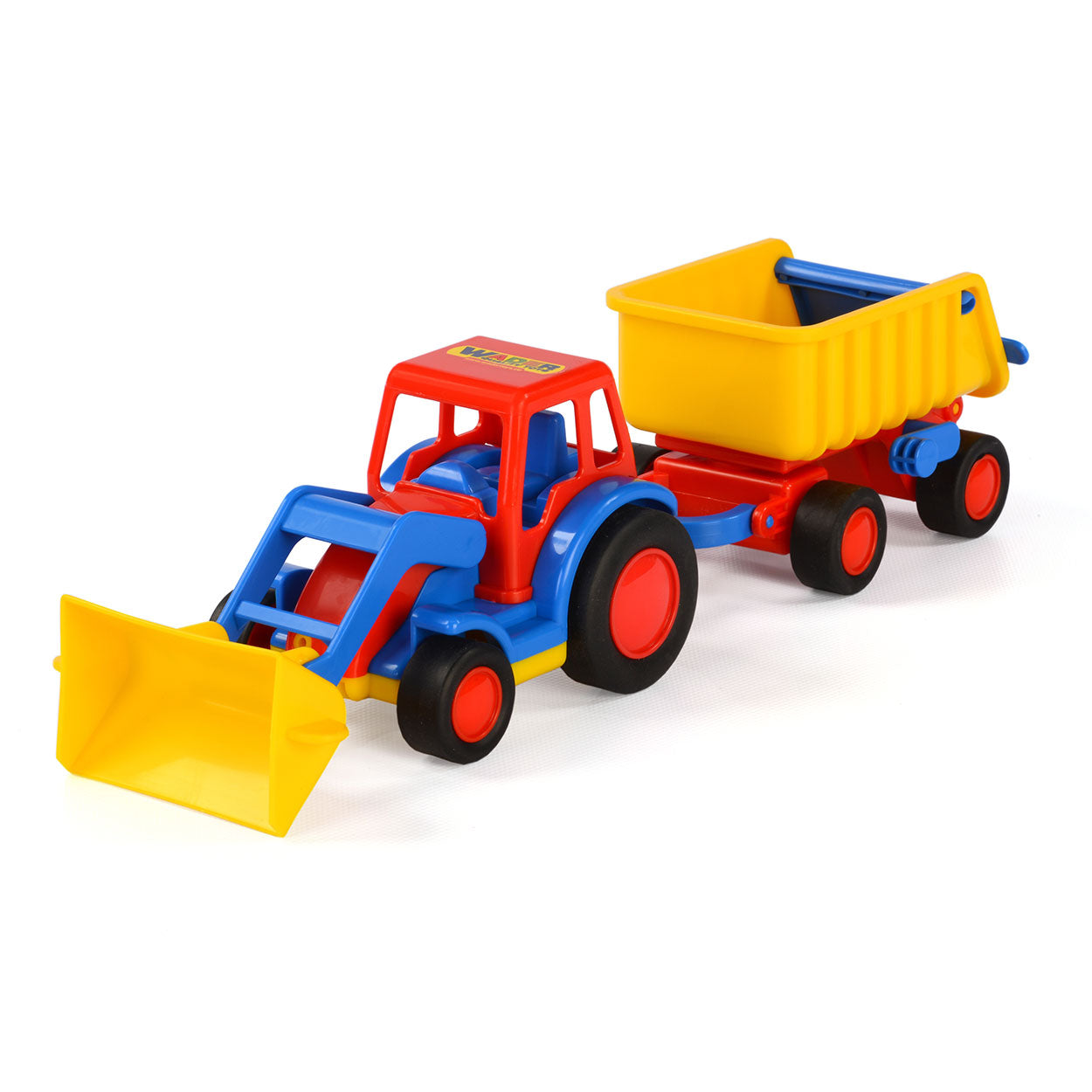 Cavallino Basics Traktor mit Schaufel und Anhänger