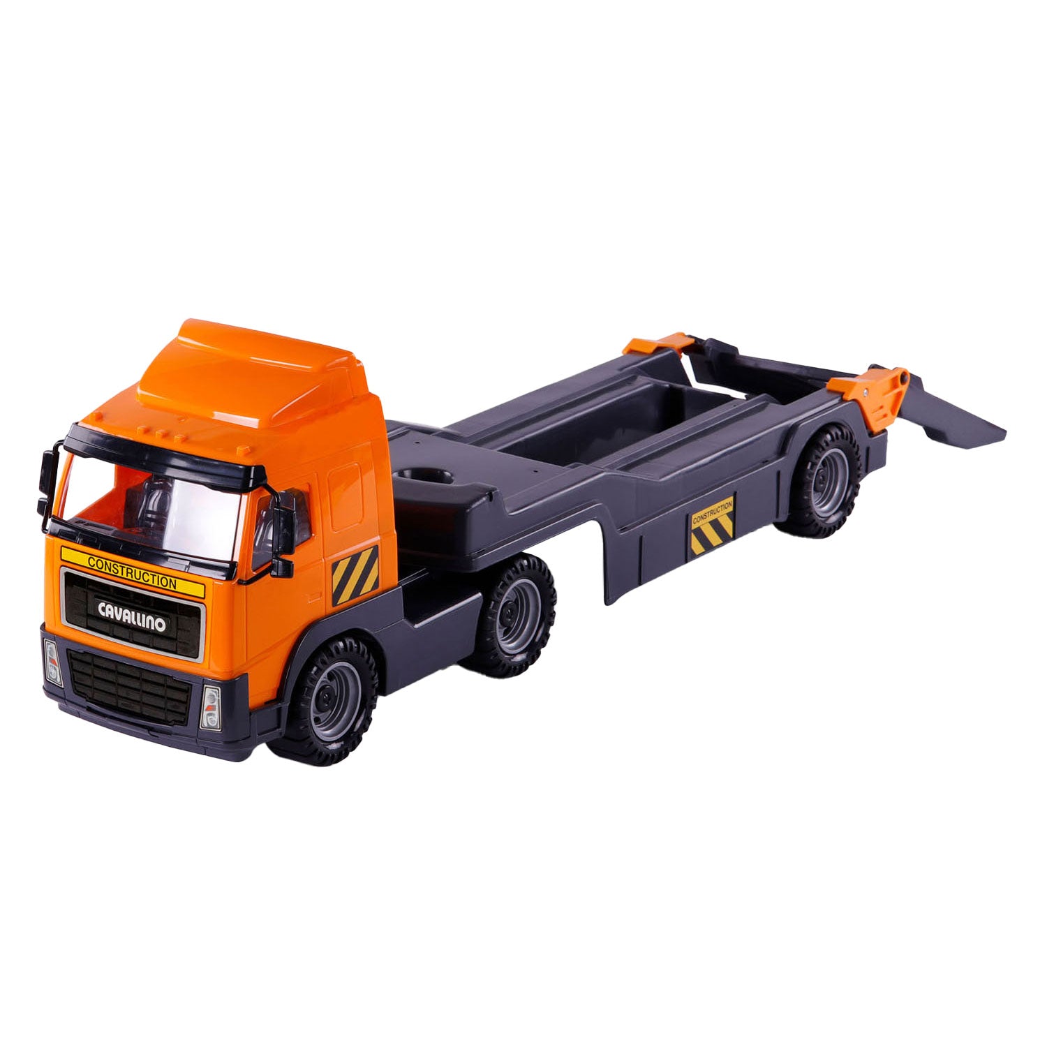 Cavallino-Lkw mit Anhänger und Gabelstapler, Maßstab 1:16