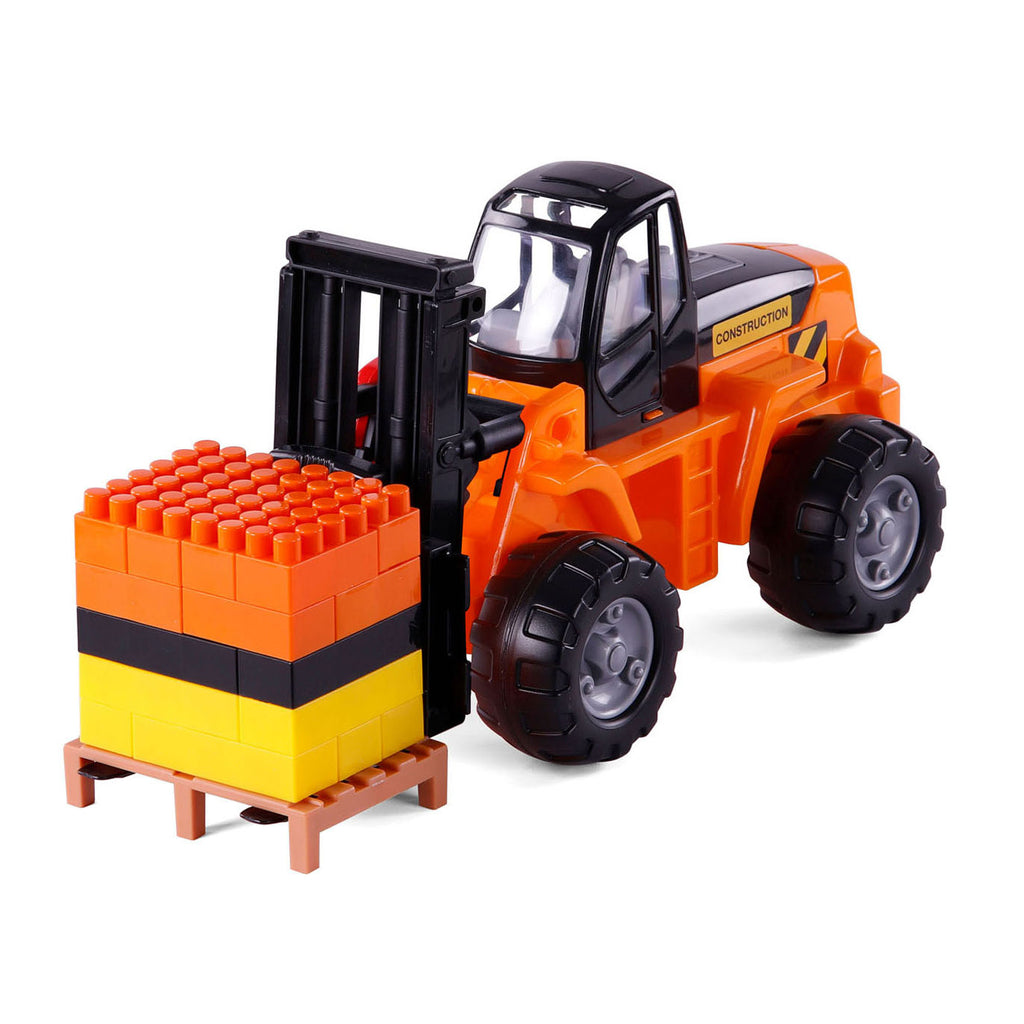 Cavallino-Lkw mit Anhänger und Gabelstapler, Maßstab 1:16