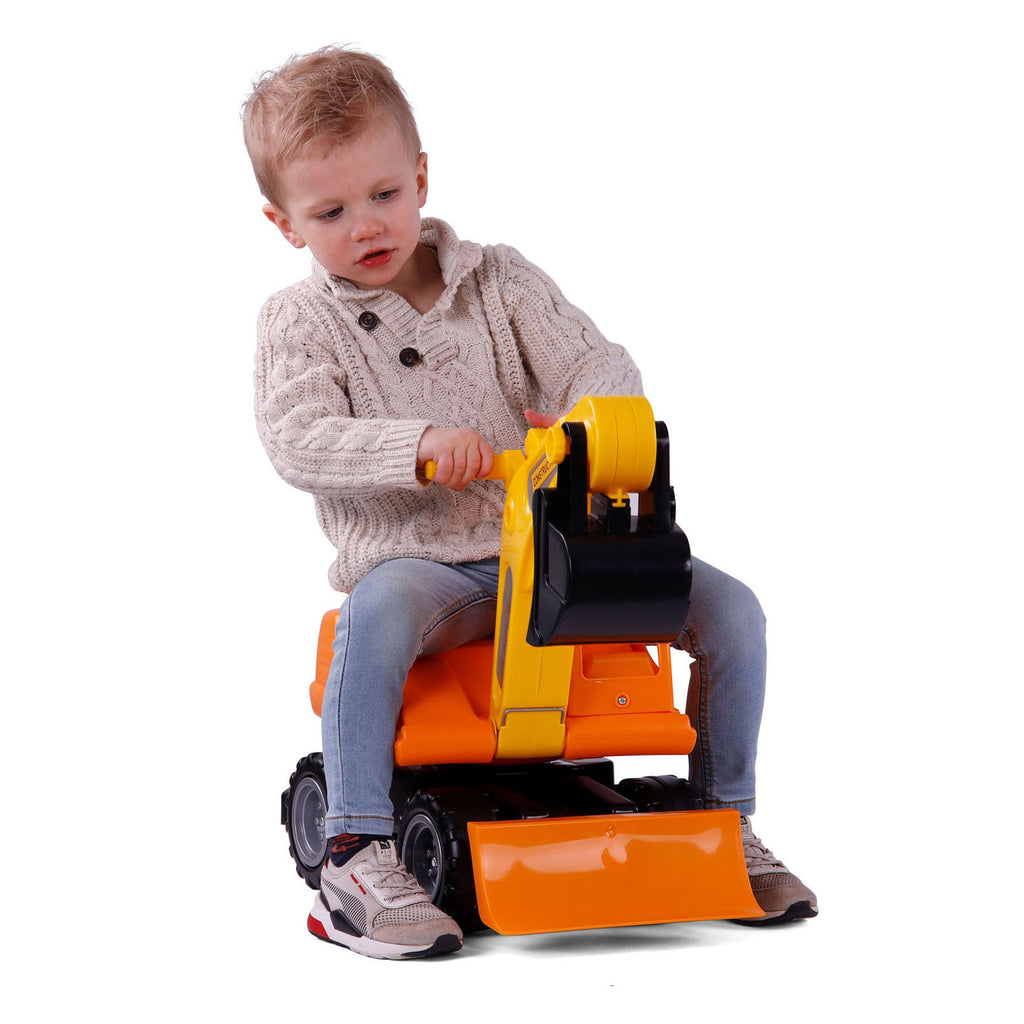 Cavallino Mega-Bagger, handgeführt, orange, 79 cm