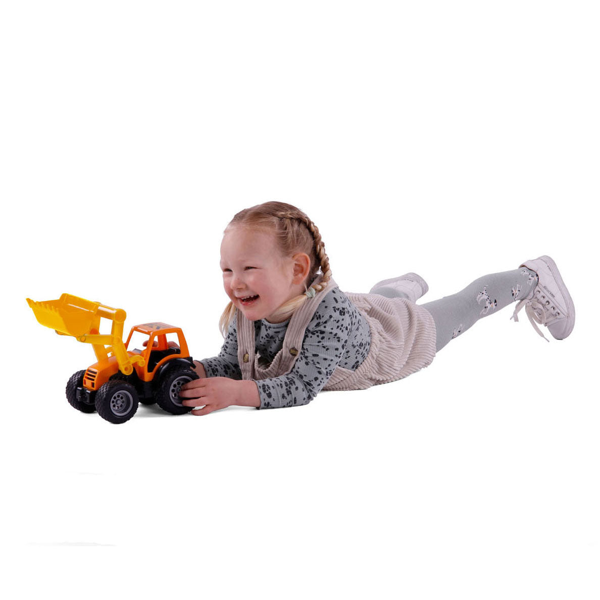 Cavallino Grip Traktor mit Gummifüßen, 32 cm
