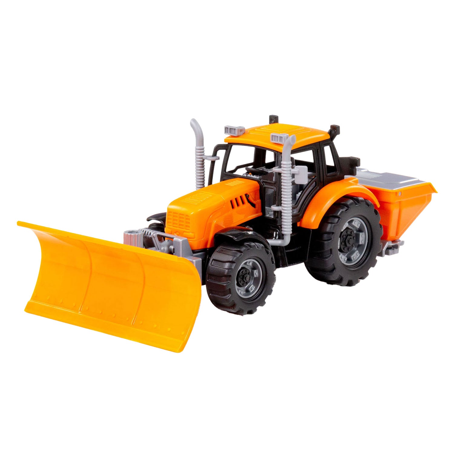Cavallino -Traktor mit Schneeteam Gelb, Skala 1:32