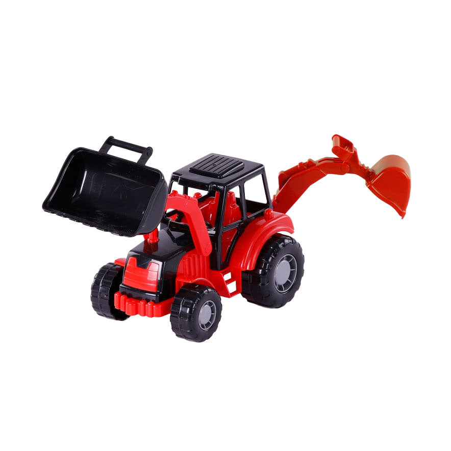 Cavallino Junior Bagger Traktor rot