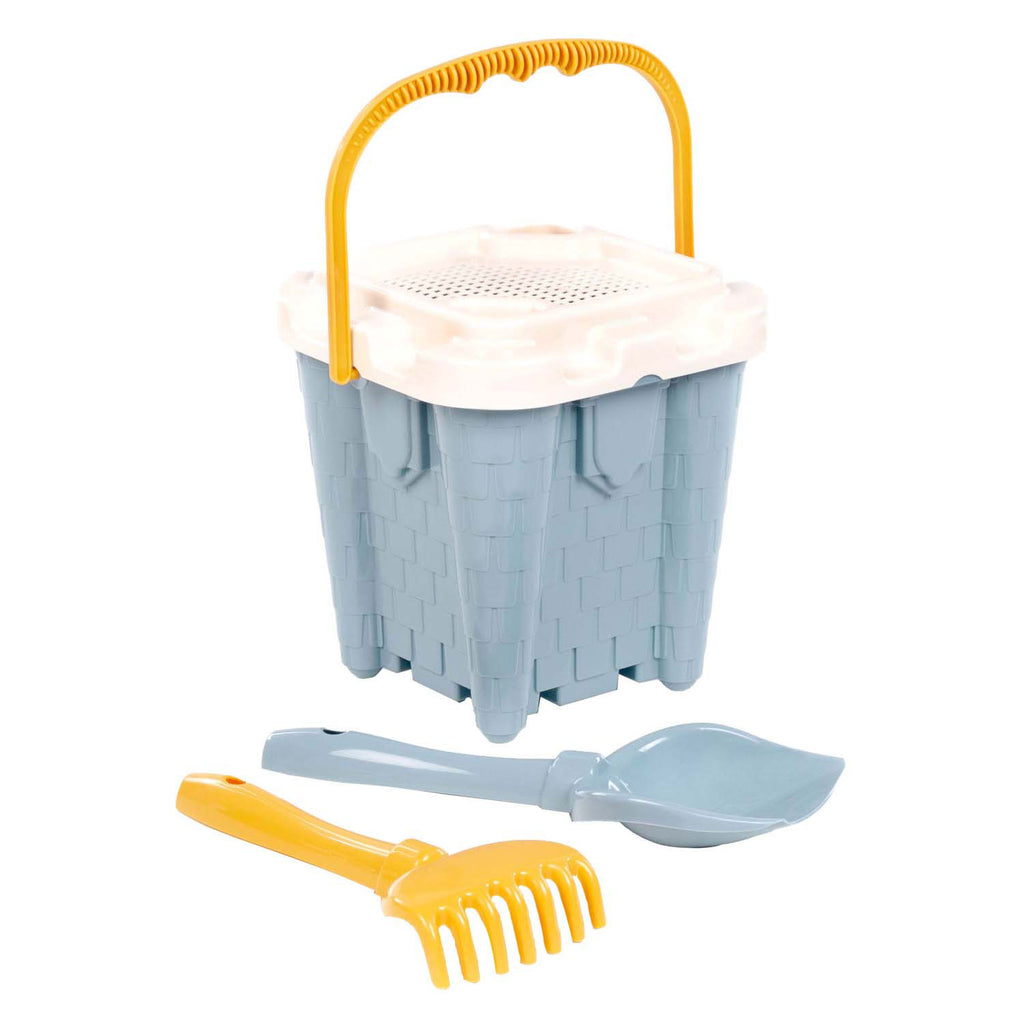 Cavallino Schloss blauer Eimer-Set, 4-teilig.