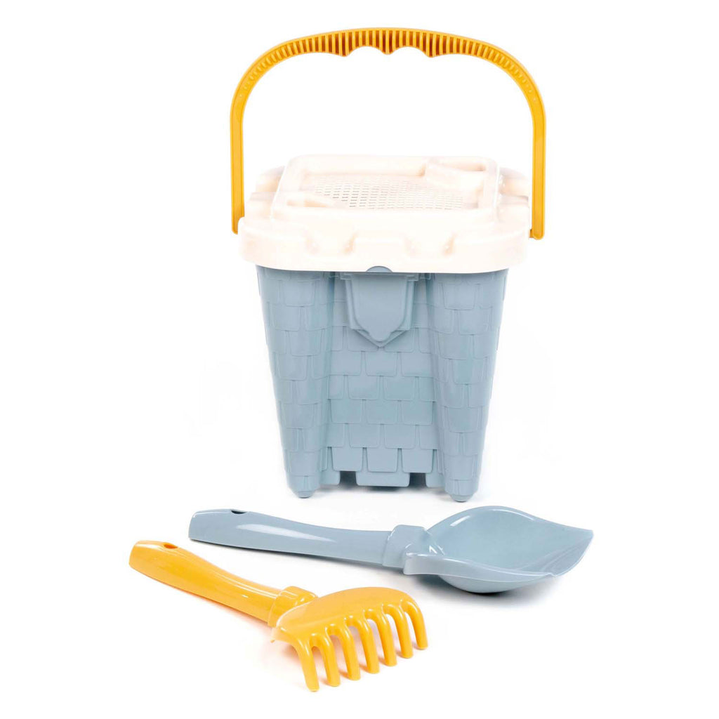 Cavallino Schloss blauer Eimer-Set, 4-teilig.