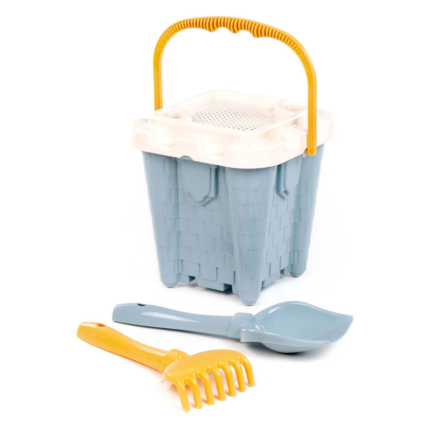 Cavallino Schloss blauer Eimer-Set, 4-teilig.