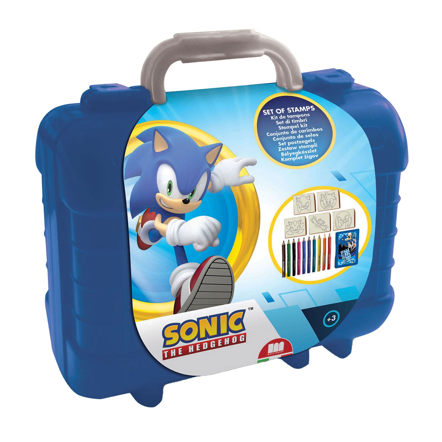 Multiprint Sonic Reisestempel- und Malset