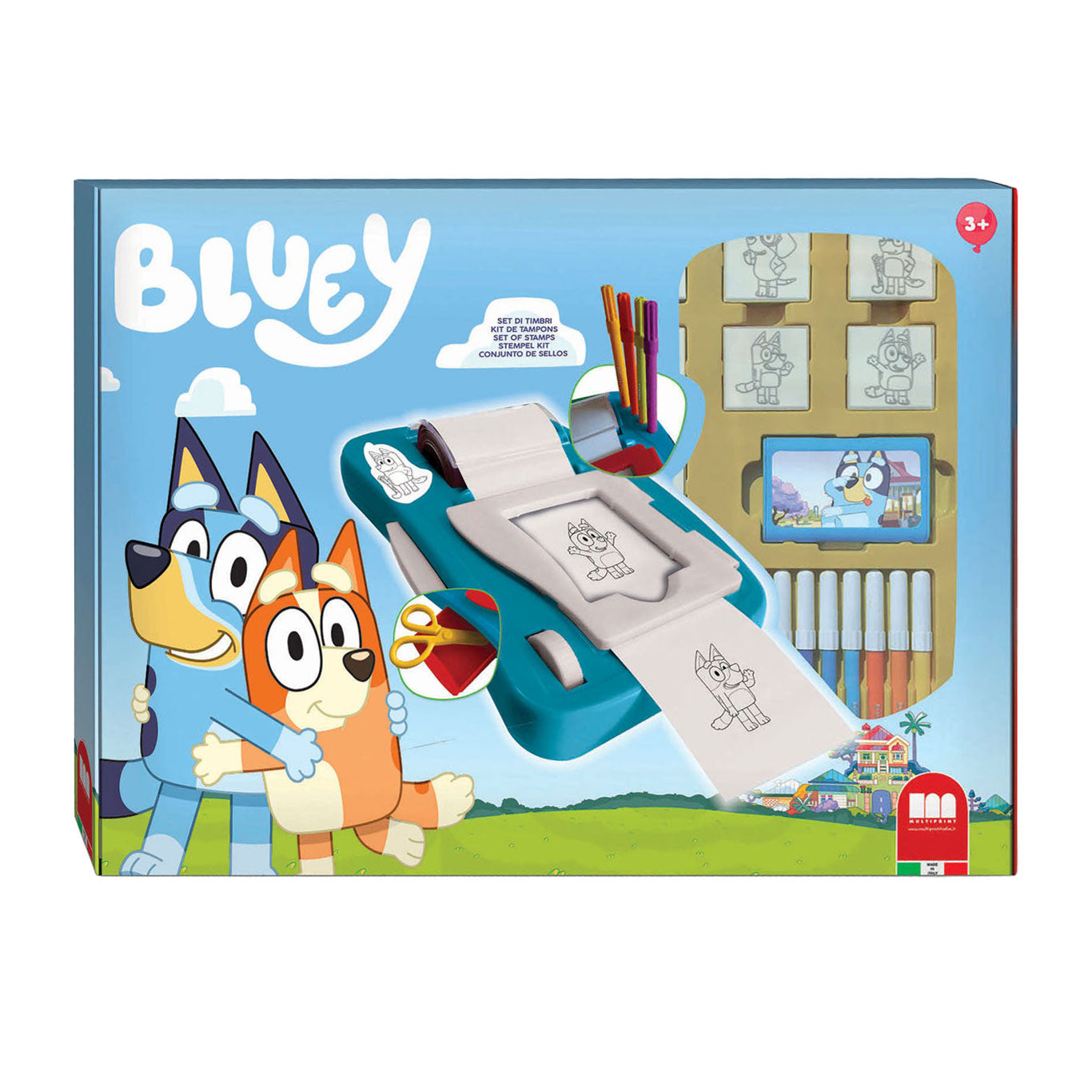 Multiprint Bluey Aufklebermaschinen-Set