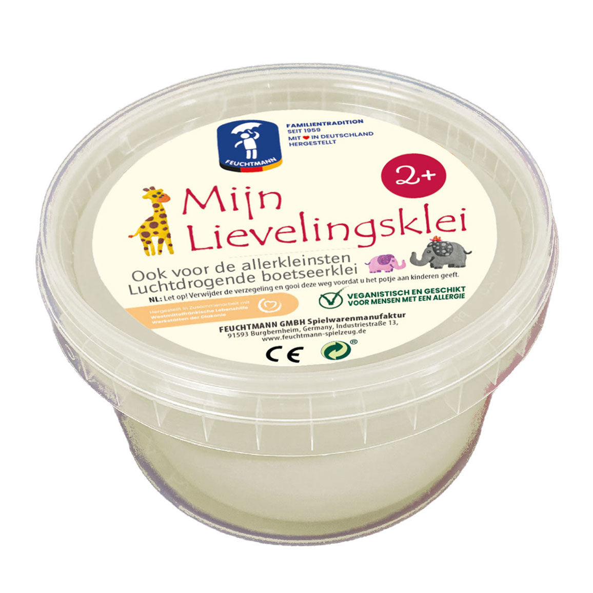 Feuchtmann My favorite clay - white, 500gr.