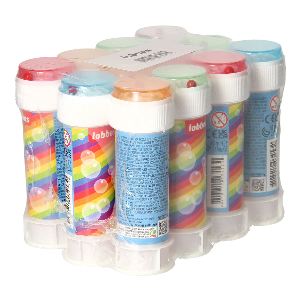 Lobbes Seifenblasenmaschine, 12x60ml.
