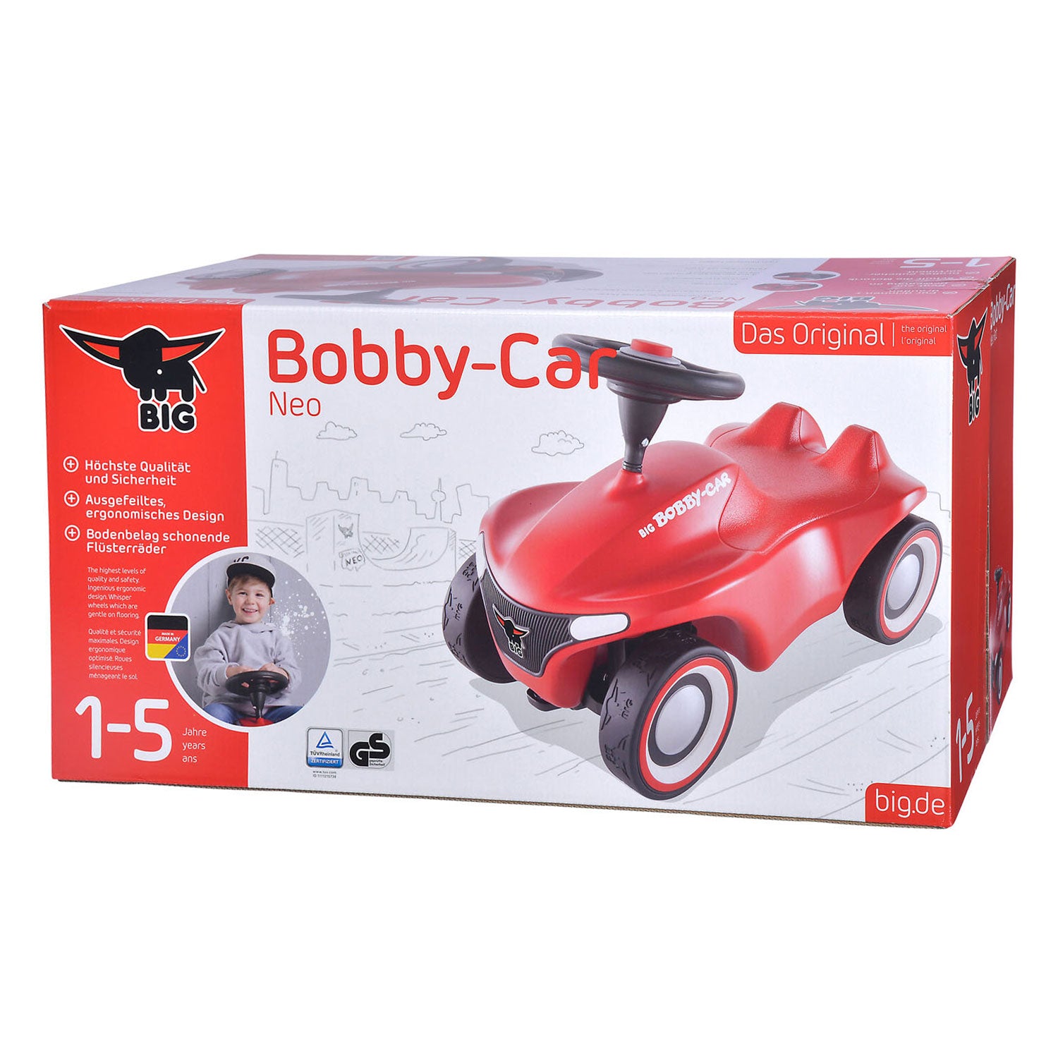 Big Bobby Car Neo - Rot