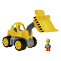 Big power worker wiellader + figuur - zandbak - speelgoedvoertuig