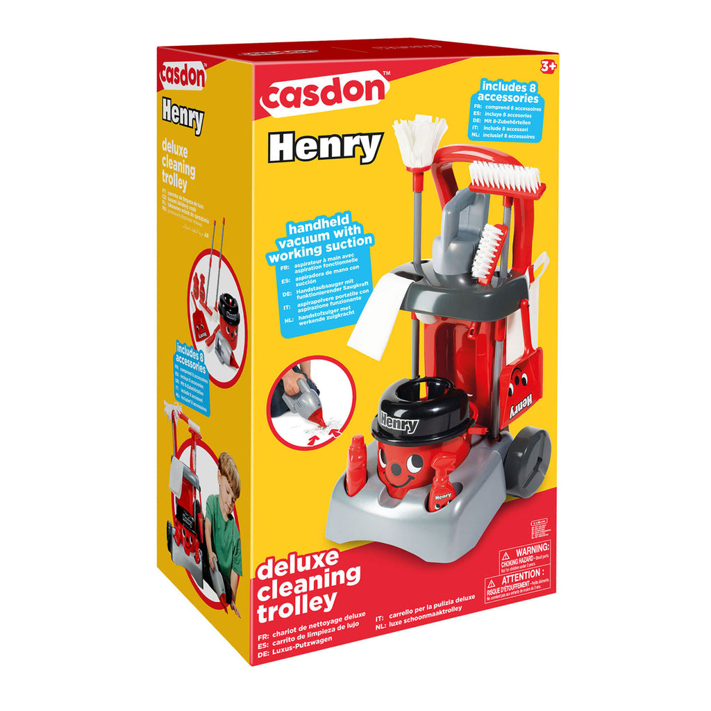 Casdon Reinigungswagen Henry Deluxe-Spielset