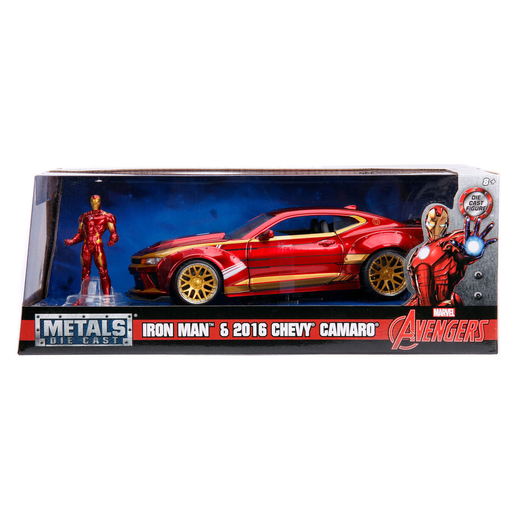 Jada Toys Jada Marvel Iron Man 2016 Chevy Camaro SS 1:24