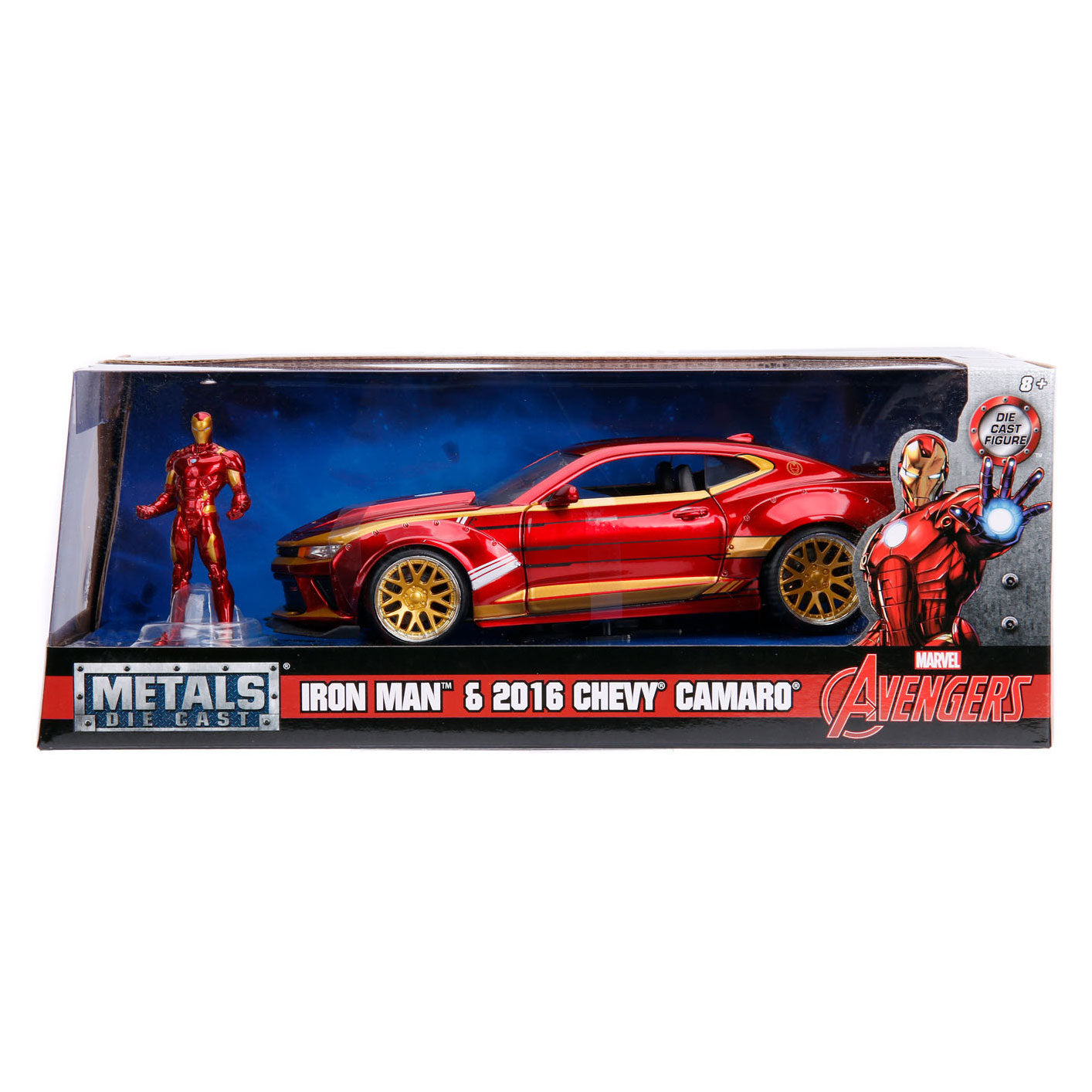 Jada Toys Jada Marvel Iron Man 2016 Chevy Camaro SS 1:24