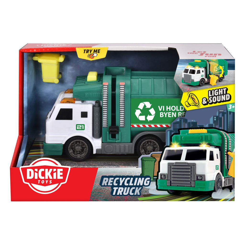 Dickie Recycling-LKW mit Licht und Ton