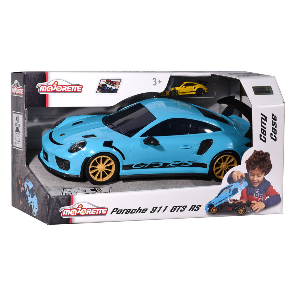 Majorette Porsche 911 GT3 RS Rückholkoffer + 1 Auto