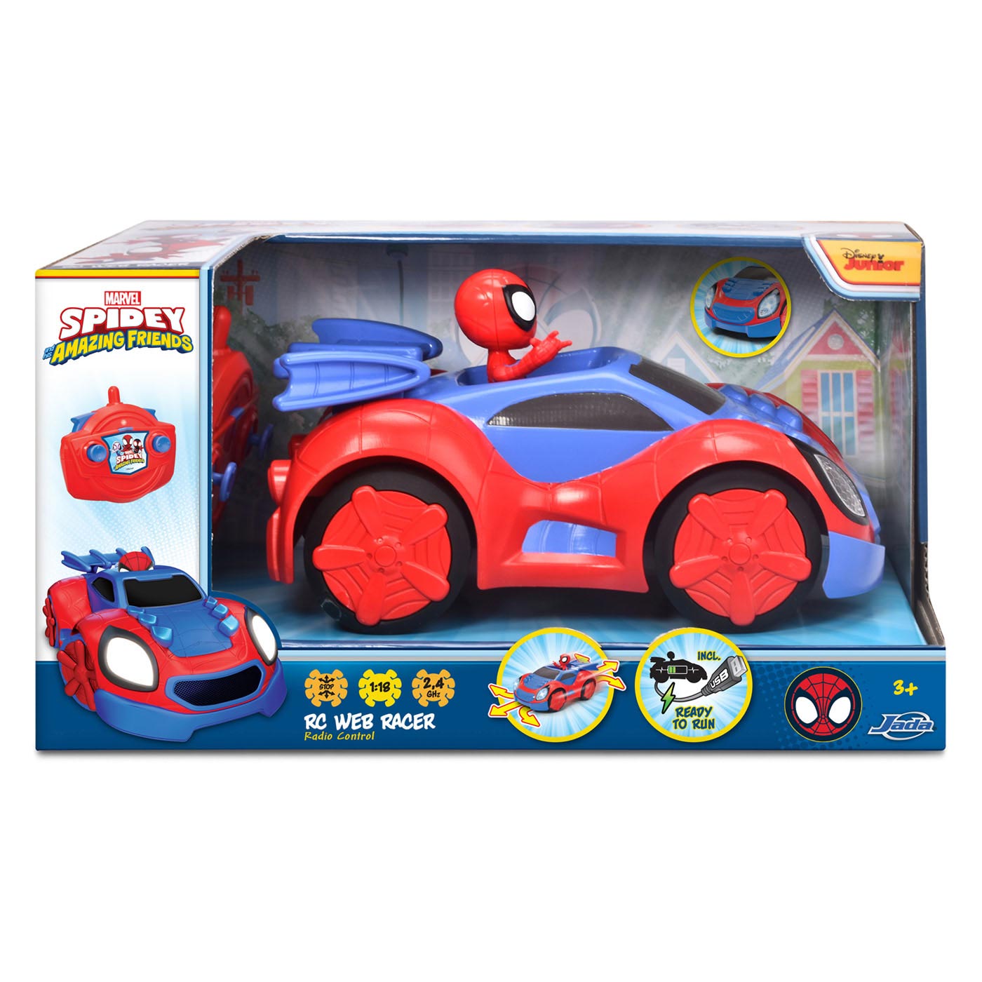 Jada RC Spidey Web Racer steuerbares Auto