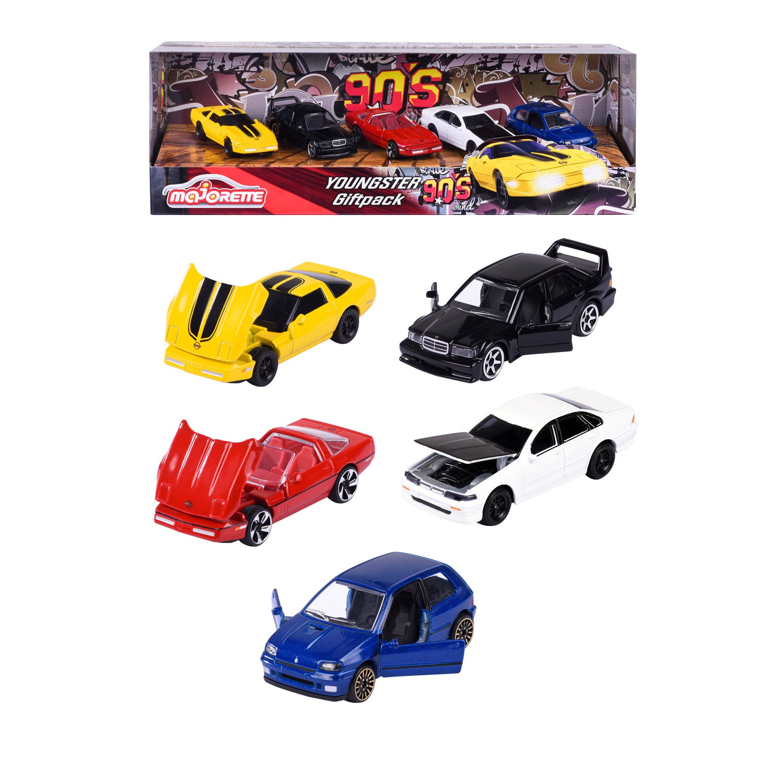 Majorette Youngster Cars Geschenkpackung, 5 Stück.