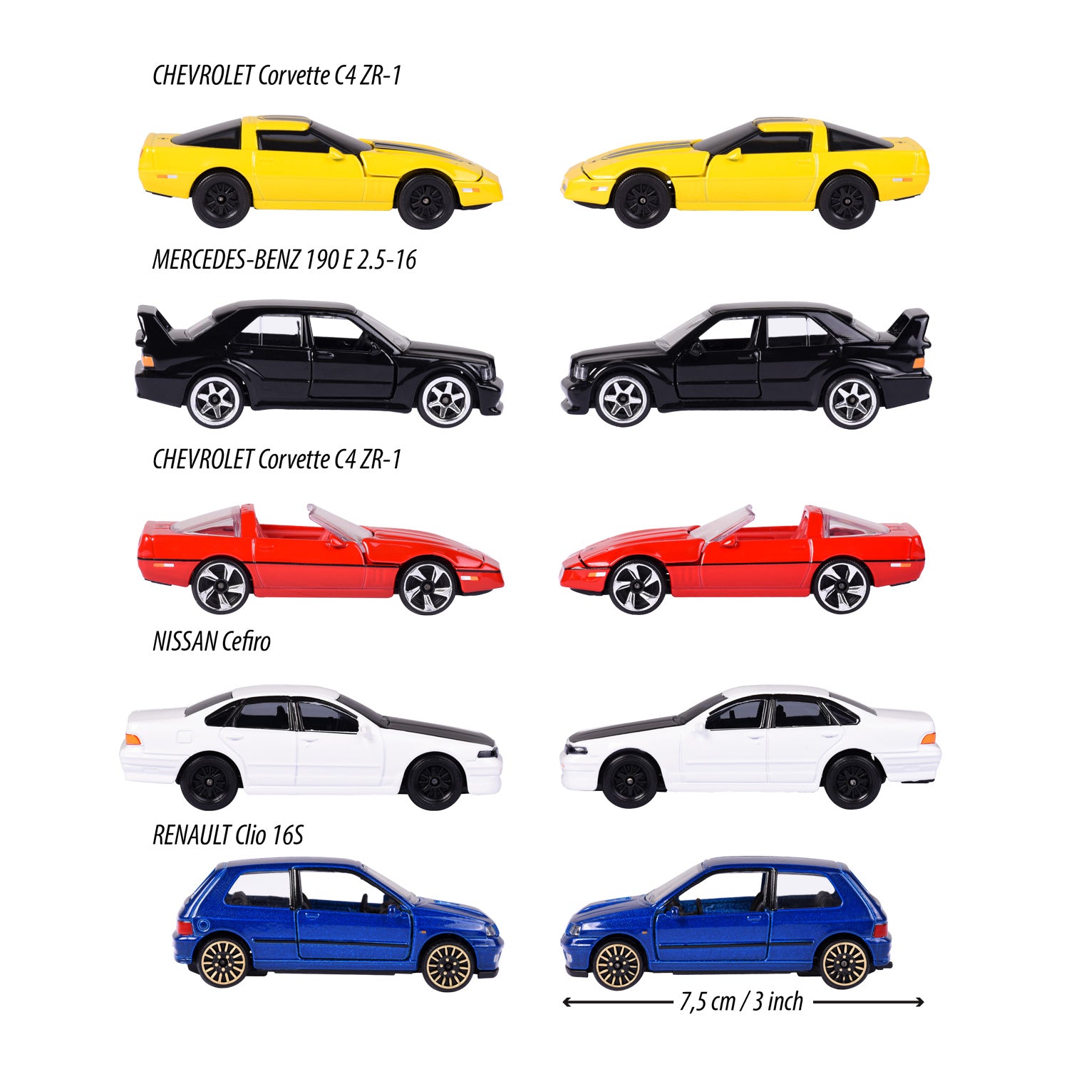 Majorette Youngster Cars Geschenkpackung, 5 Stück.