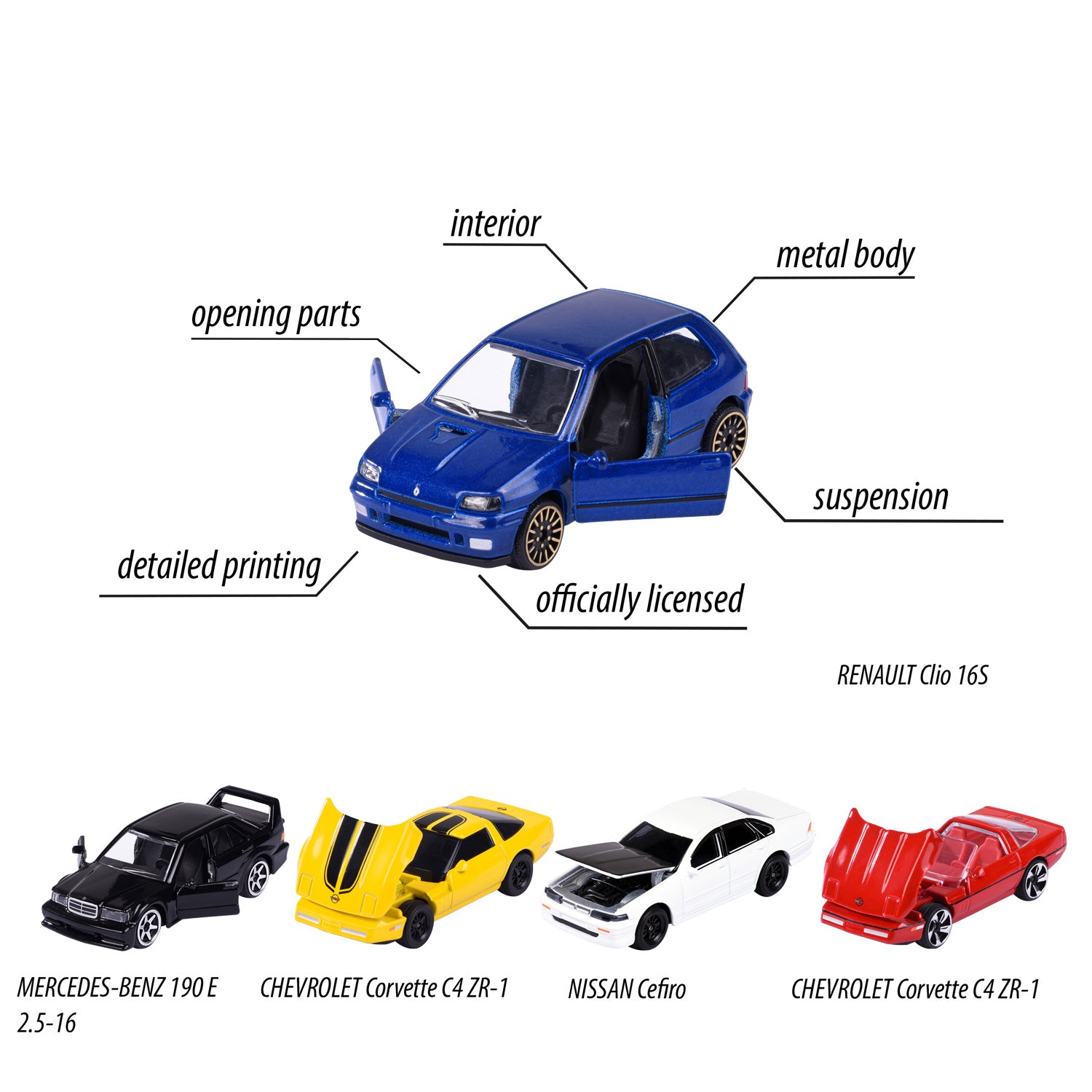 Majorette Youngster Cars Geschenkpackung, 5 Stück.