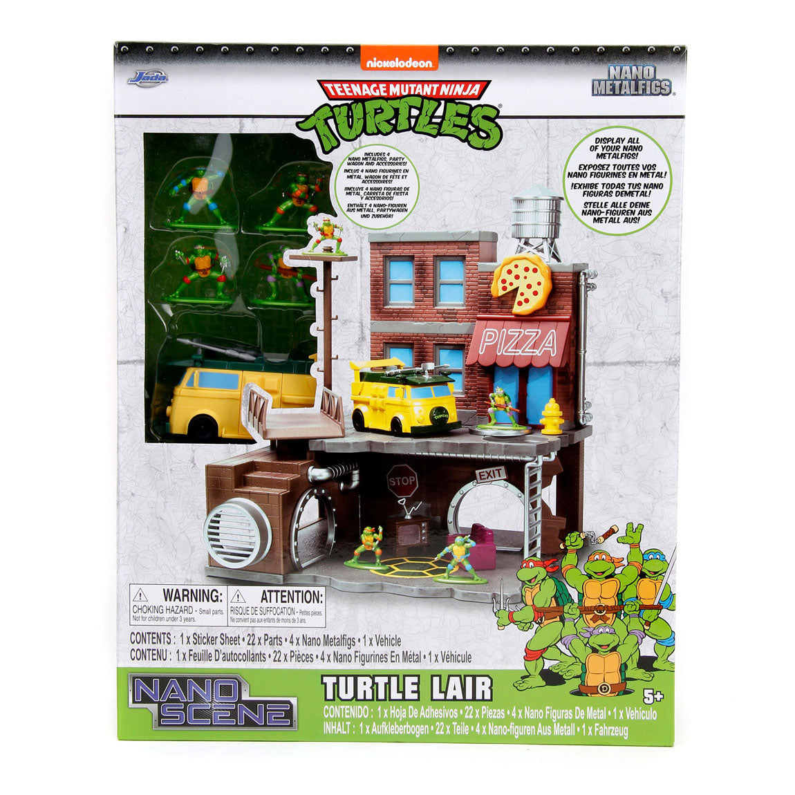 Jada Toys Jada Metal Figures Hauptquartier Teenage Mutant Ninja Turtles Spieleset Spielen