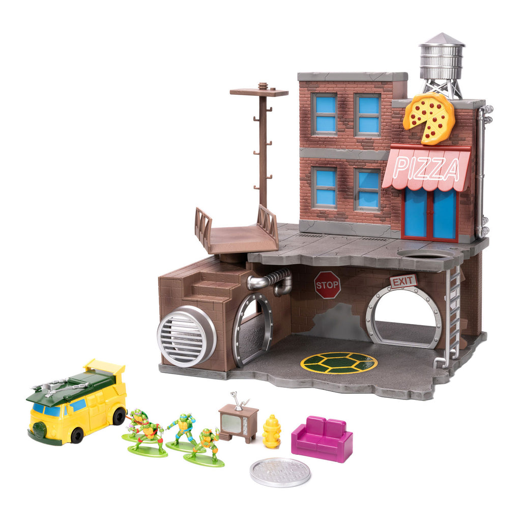 Jada Toys Jada Metal Figures Hauptquartier Teenage Mutant Ninja Turtles Spieleset Spielen