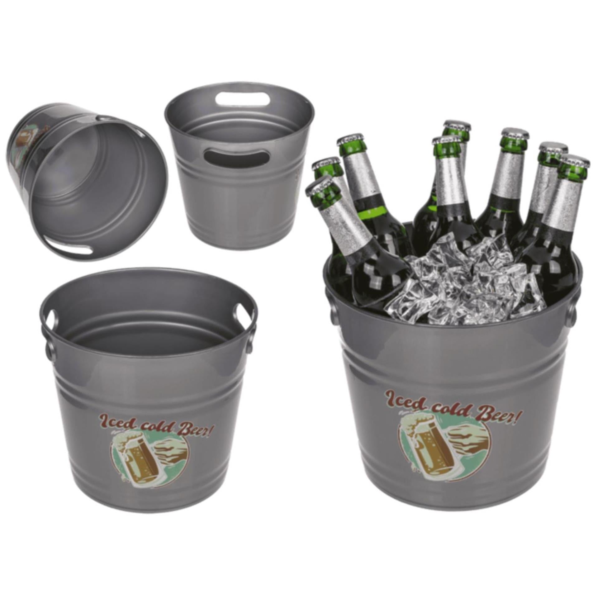 Ootb ijsemmer met bier logo 6l