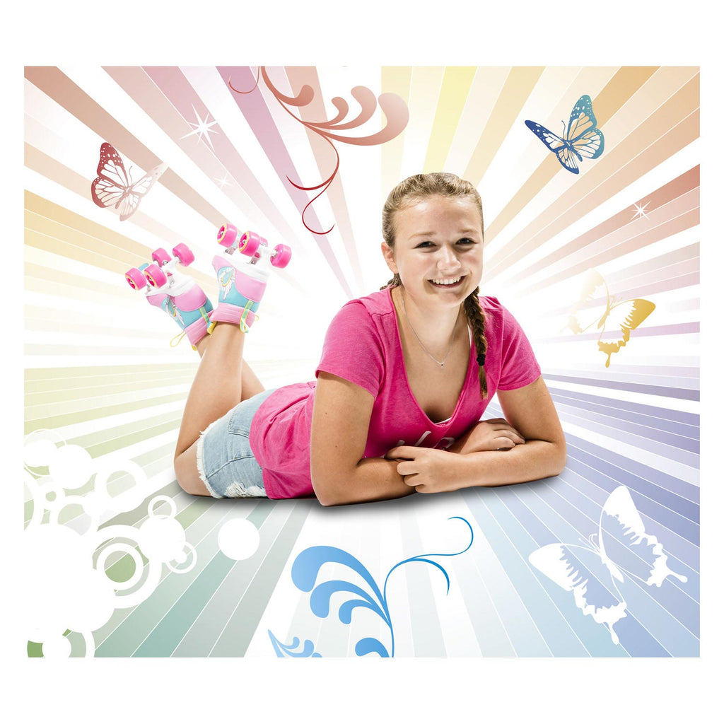 Hudora verstellbare Rollschuhe Skate Wonders, Größe 32-35