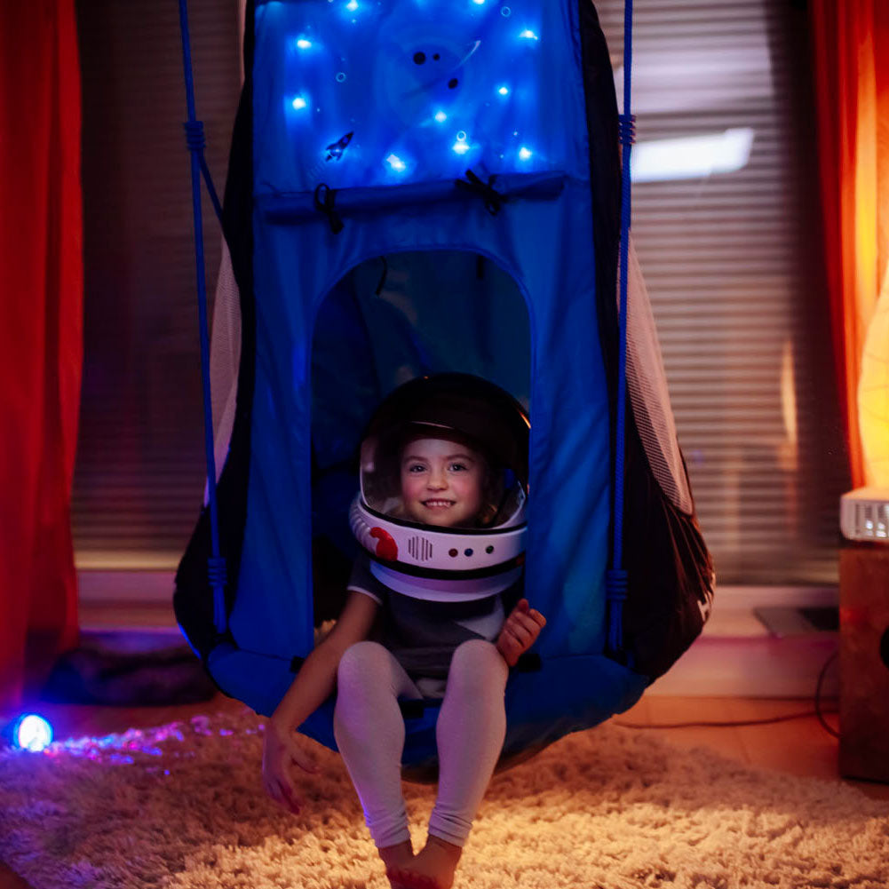 Hudora Nestschaukel Cosmos mit Zelt LED